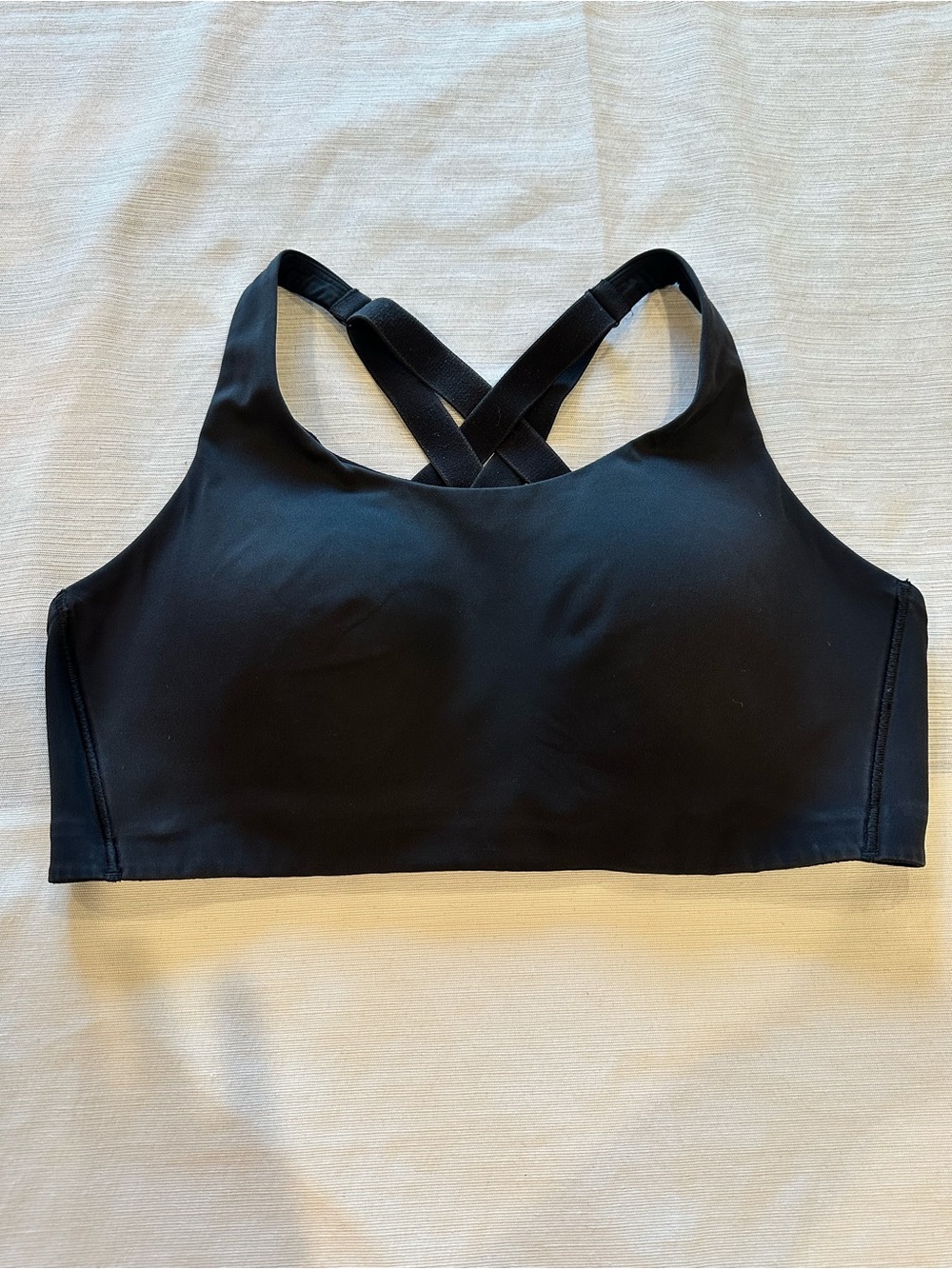 lululemon athletica Black Crisscross Back Sports Bra